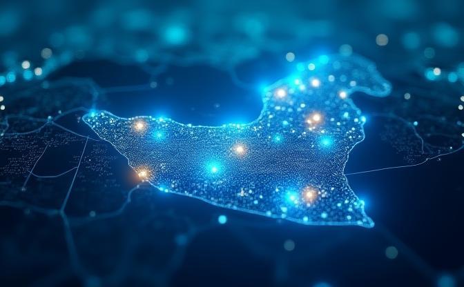 خريطة تغطية الشبكة توضح الاتصالات اللاسلكية